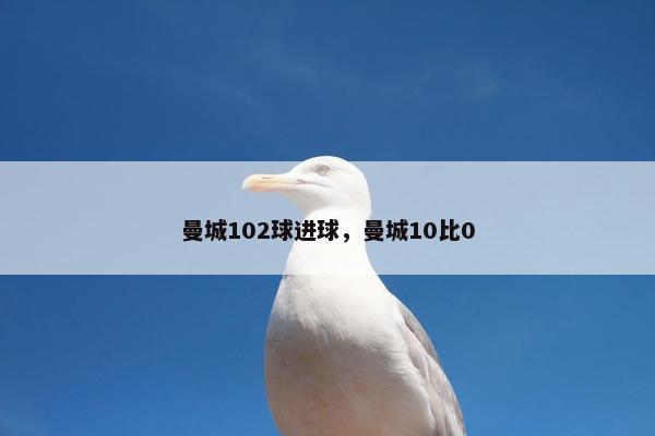 曼城102球进球，曼城10比0
