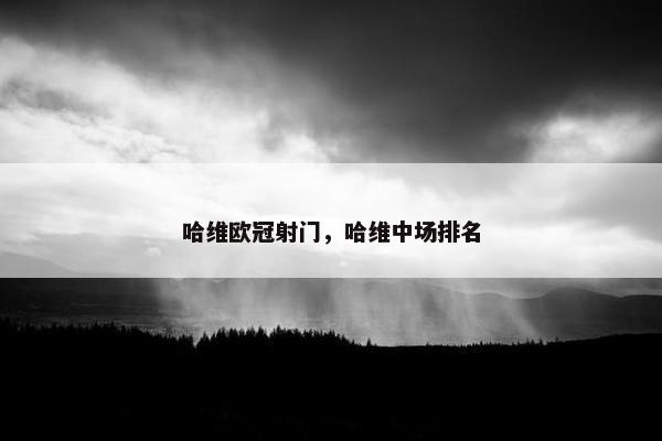 哈维欧冠射门，哈维中场排名