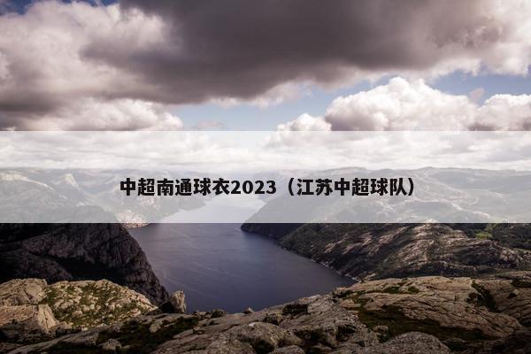 中超南通球衣2023（江苏中超球队）