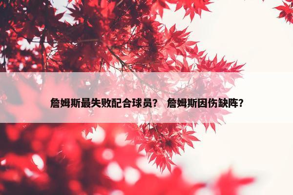 詹姆斯最失败配合球员？ 詹姆斯因伤缺阵？