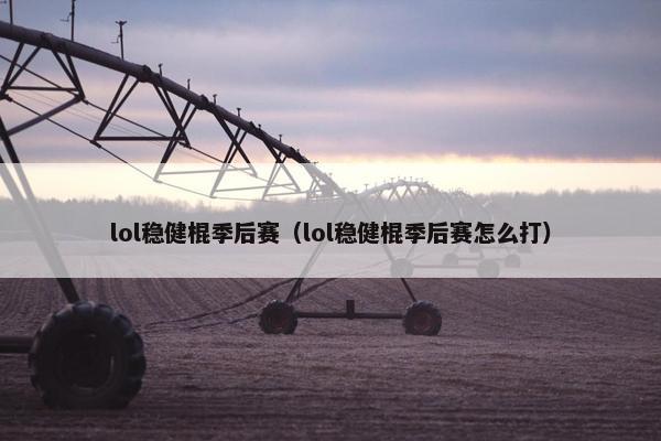 lol稳健棍季后赛（lol稳健棍季后赛怎么打）