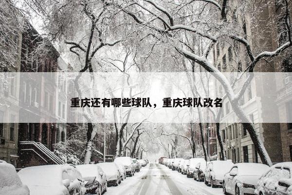重庆还有哪些球队，重庆球队改名