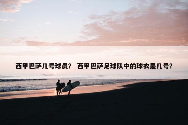 西甲巴萨几号球员？ 西甲巴萨足球队中的球衣是几号？