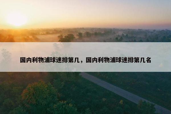 国内利物浦球迷排第几，国内利物浦球迷排第几名