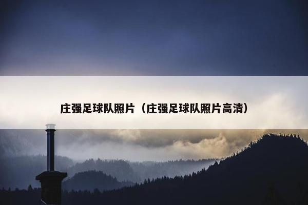 庄强足球队照片（庄强足球队照片高清）