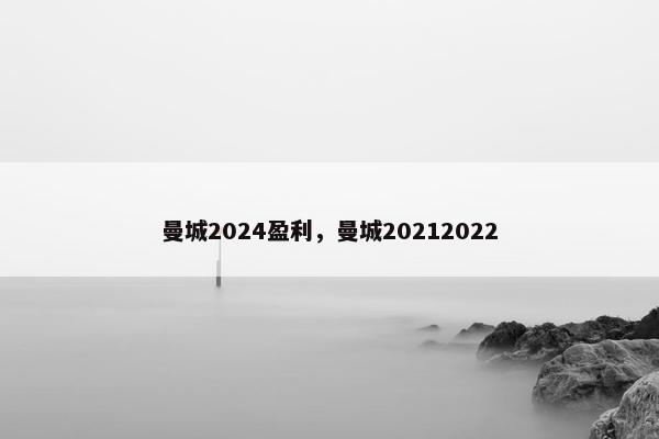 曼城2024盈利，曼城20212022