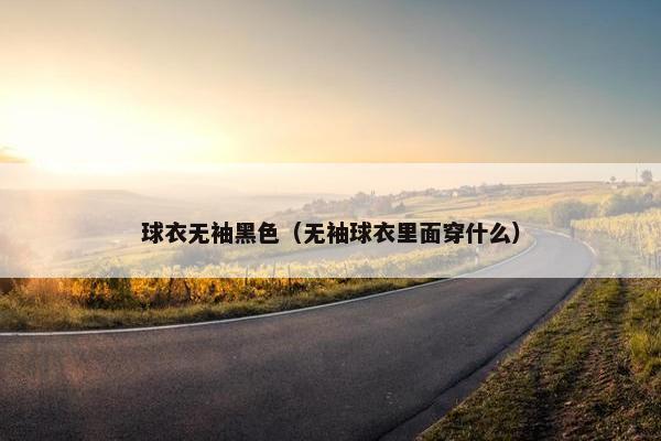 球衣无袖黑色（无袖球衣里面穿什么）