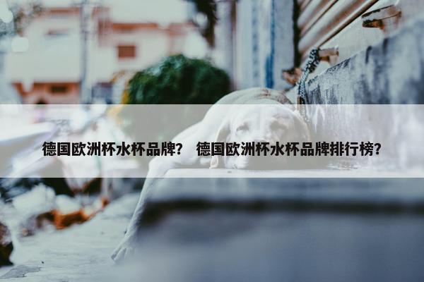 德国欧洲杯水杯品牌？ 德国欧洲杯水杯品牌排行榜？