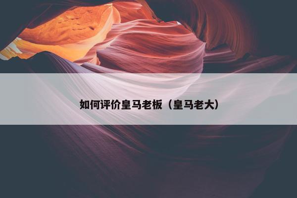 如何评价皇马老板（皇马老大）