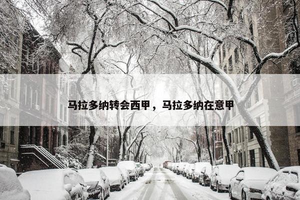 马拉多纳转会西甲，马拉多纳在意甲