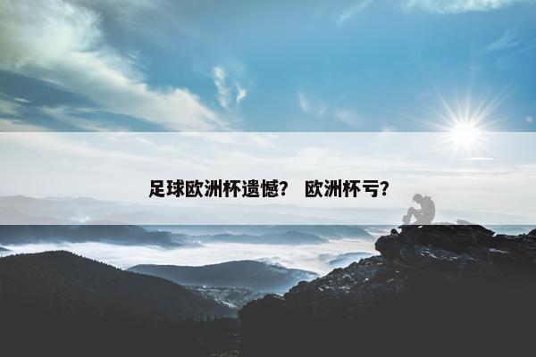 足球欧洲杯遗憾？ 欧洲杯亏？