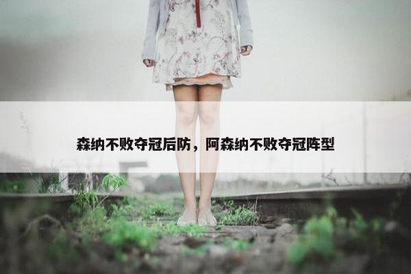 森纳不败夺冠后防，阿森纳不败夺冠阵型