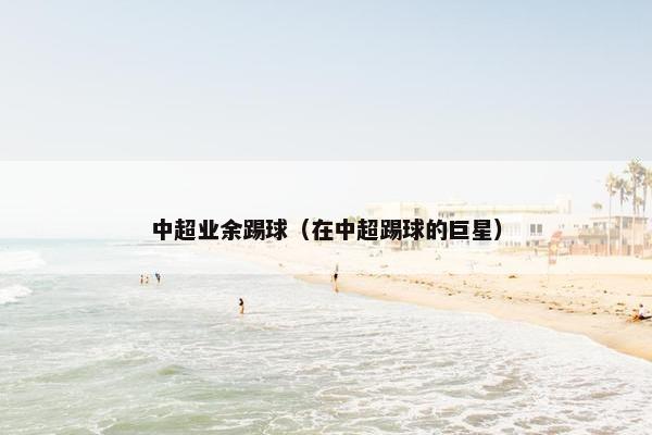 中超业余踢球（在中超踢球的巨星）