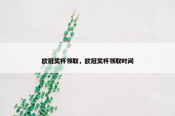 欧冠奖杯领取，欧冠奖杯领取时间