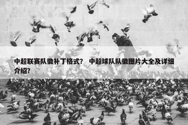 中超联赛队徽补丁格式？ 中超球队队徽图片大全及详细介绍？