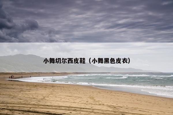 小舞切尔西皮鞋（小舞黑色皮衣）