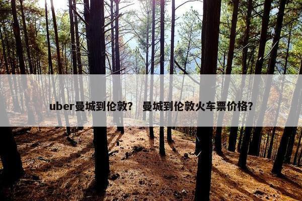 uber曼城到伦敦? 曼城到伦敦火车票价格? uber曼城到伦敦? 曼城到伦敦火车票价格?