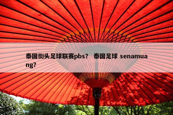 泰国街头足球联赛pbs？ 泰国足球 senamuang？
