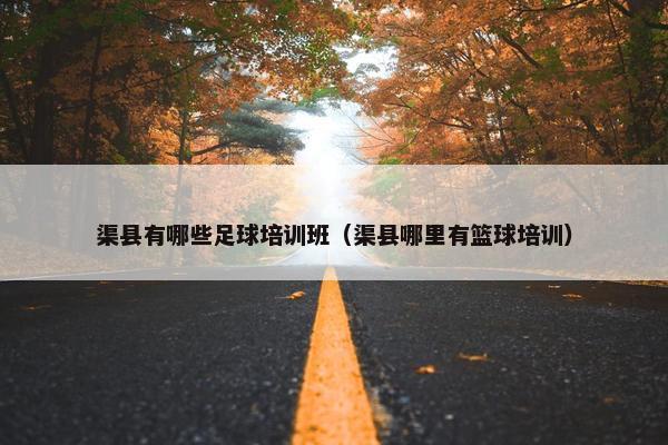 渠县有哪些足球培训班（渠县哪里有篮球培训）