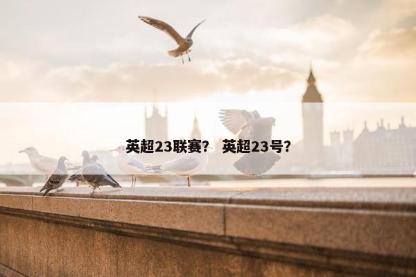 英超23联赛？ 英超23号？