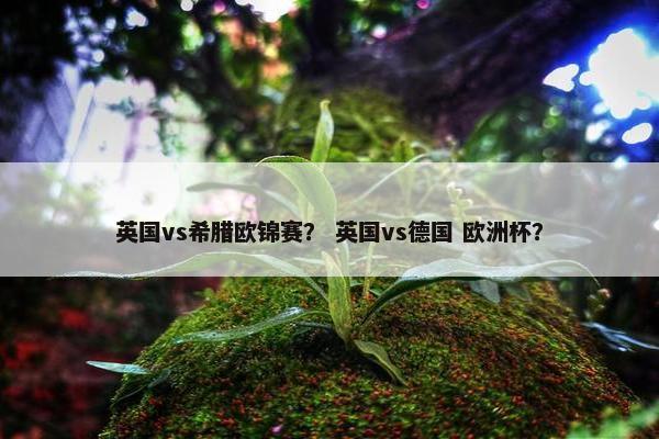 英国vs希腊欧锦赛？ 英国vs德国 欧洲杯？