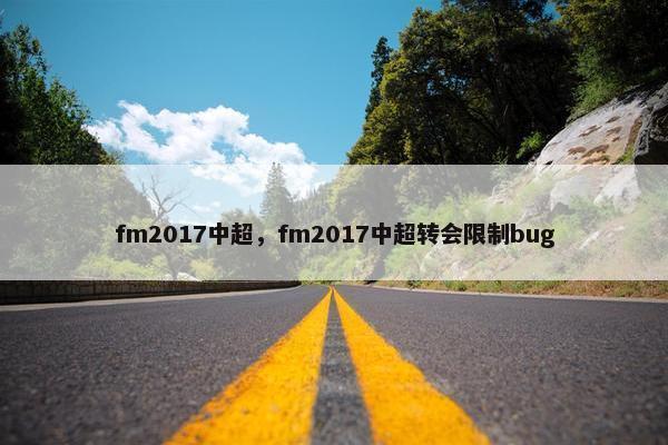 fm2017中超，fm2017中超转会限制bug
