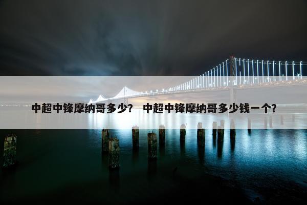 中超中锋摩纳哥多少？ 中超中锋摩纳哥多少钱一个？