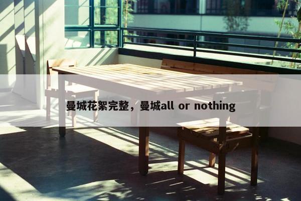 曼城花絮完整，曼城all or nothing