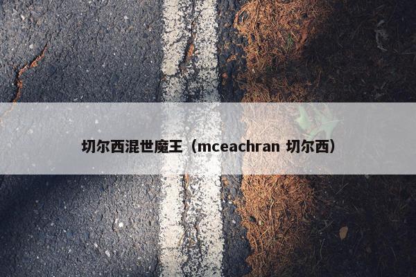 切尔西混世魔王（mceachran 切尔西）