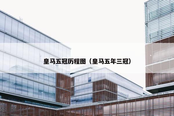 皇马五冠历程图（皇马五年三冠）