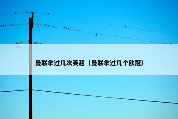 曼联拿过几次英超（曼联拿过几个欧冠）