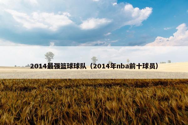 2014最强篮球球队(2014年nba前十球员) 2014最强篮球球队(2014年nba前十球员)