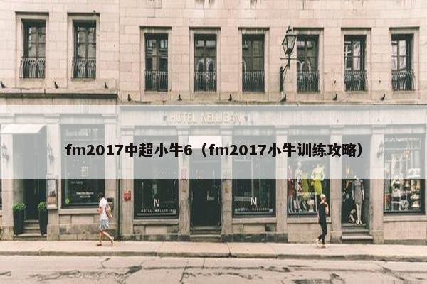 fm2017中超小牛6（fm2017小牛训练攻略）