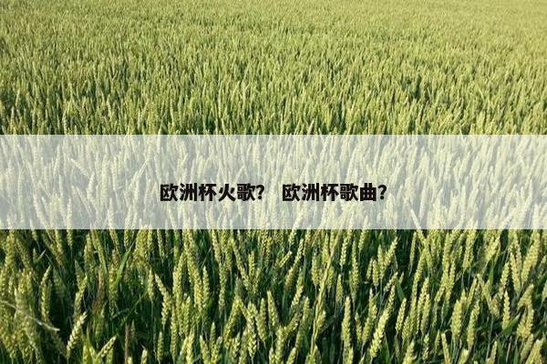 欧洲杯火歌? 欧洲杯歌曲? 欧洲杯火歌? 欧洲杯歌曲?