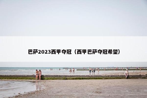 巴萨2023西甲夺冠（西甲巴萨夺冠希望）