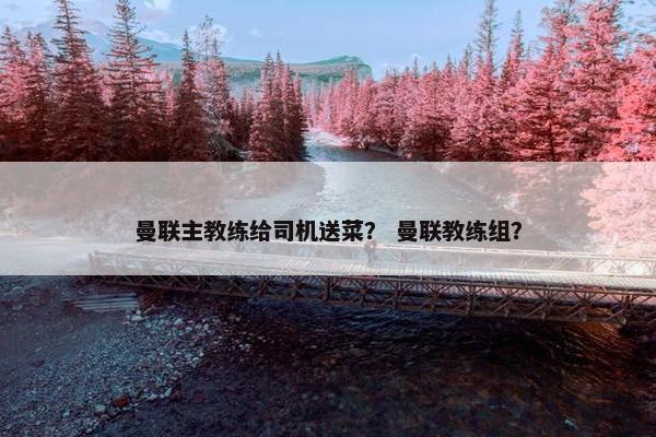 曼联主教练给司机送菜？ 曼联教练组？