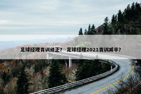 足球经理青训修正？ 足球经理2021青训减半？