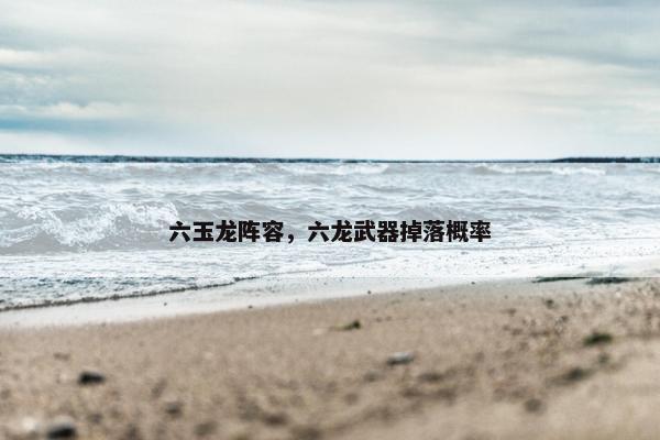 六玉龙阵容，六龙武器掉落概率