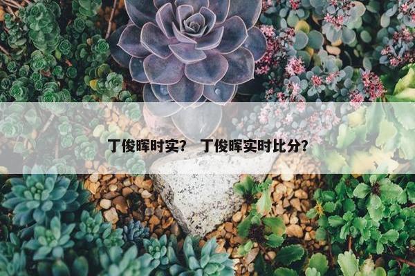 丁俊晖时实？ 丁俊晖实时比分？
