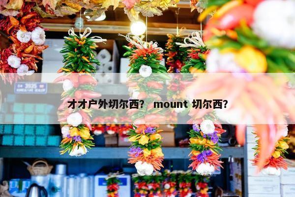 才才户外切尔西？ mount 切尔西？