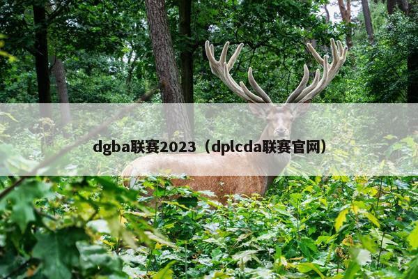 dgba联赛2023（dplcda联赛官网）