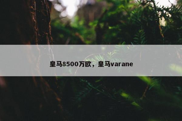 皇马8500万欧，皇马varane
